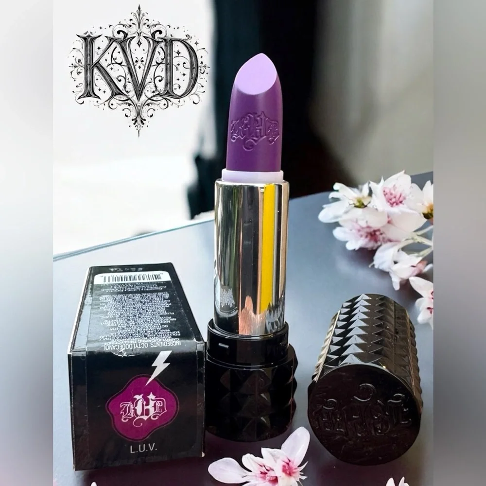 Kat Von D L.U.V. Studded Kiss Lipstick. NEW IN BOX. RARE.